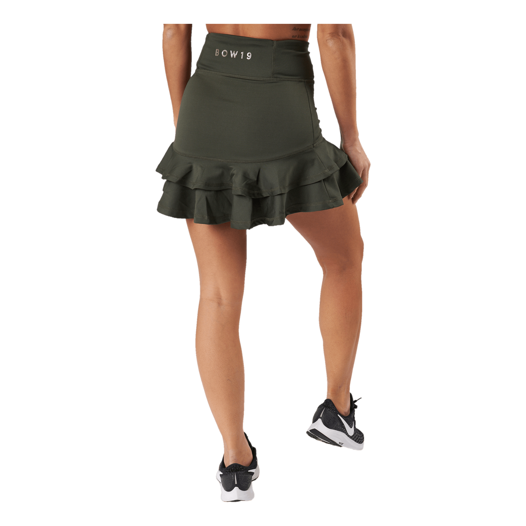 Frida Frill Skirt Army