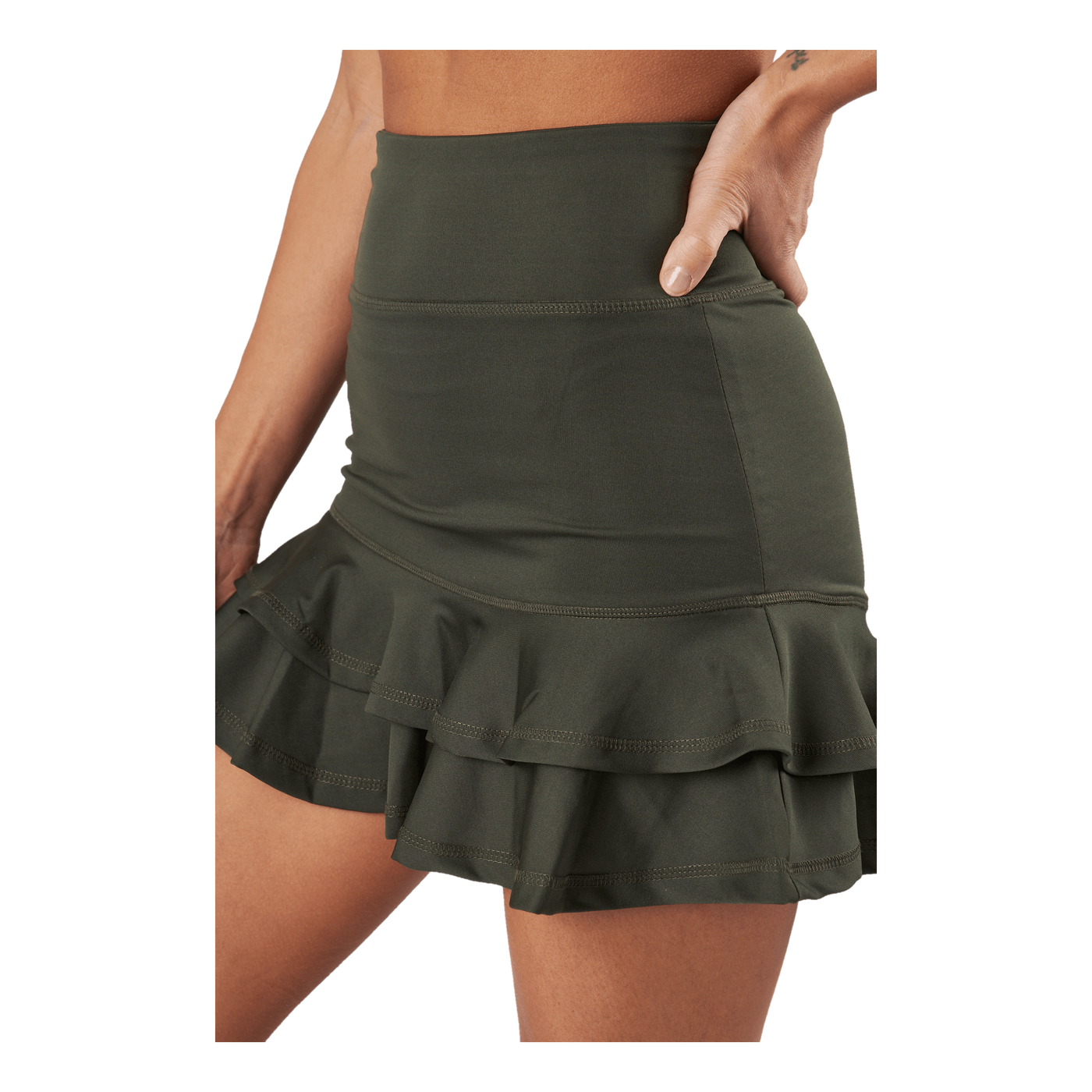 Frida Frill Skirt Army