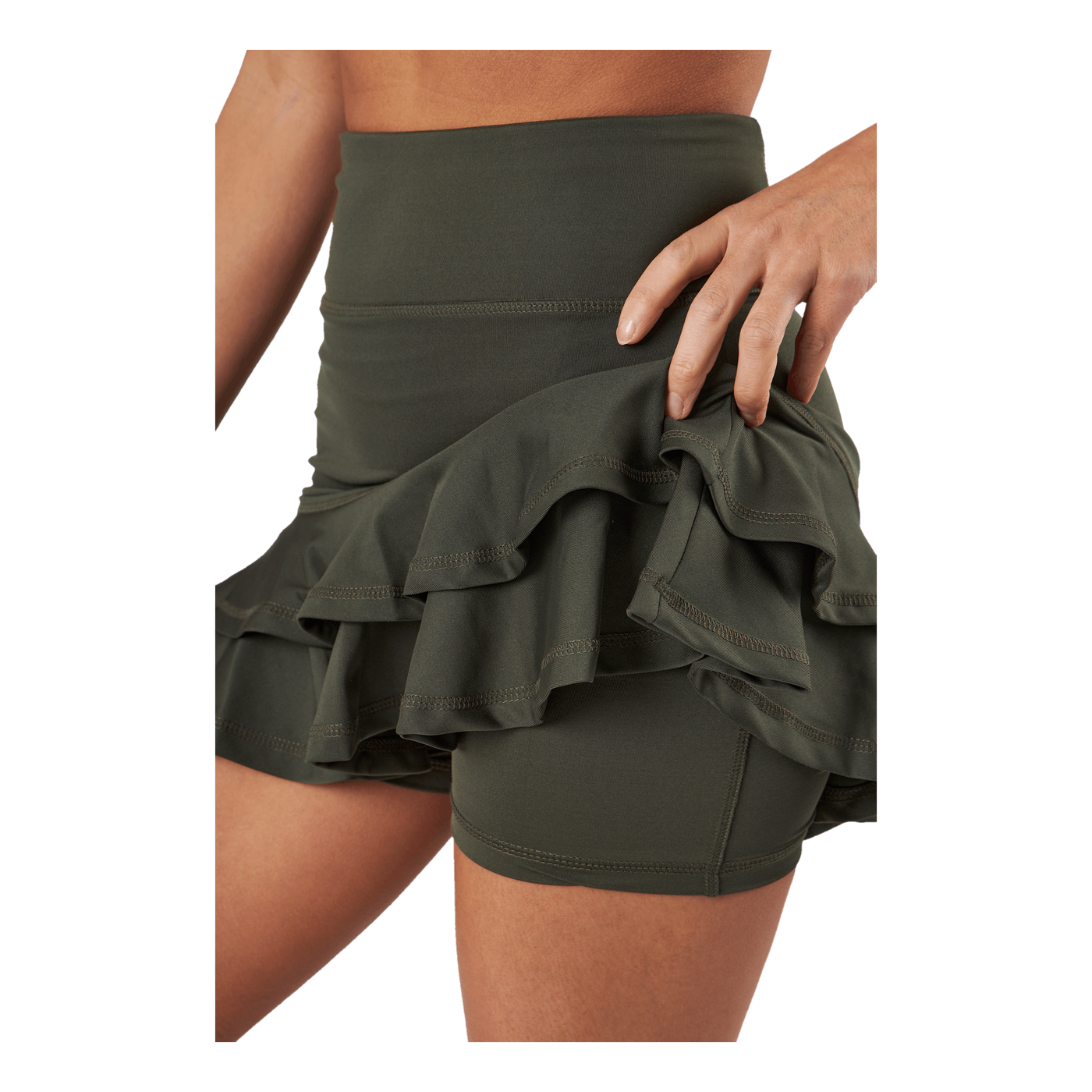 Frida Frill Skirt Army