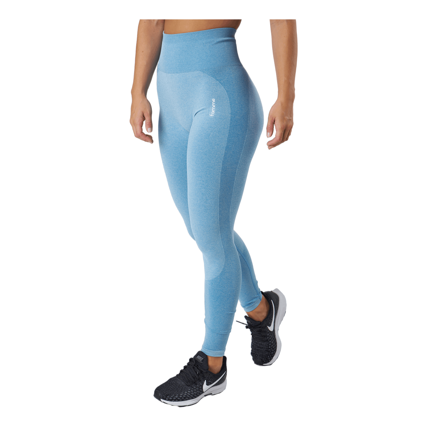 Elevate Wave Leggings 2 Melange Blue
