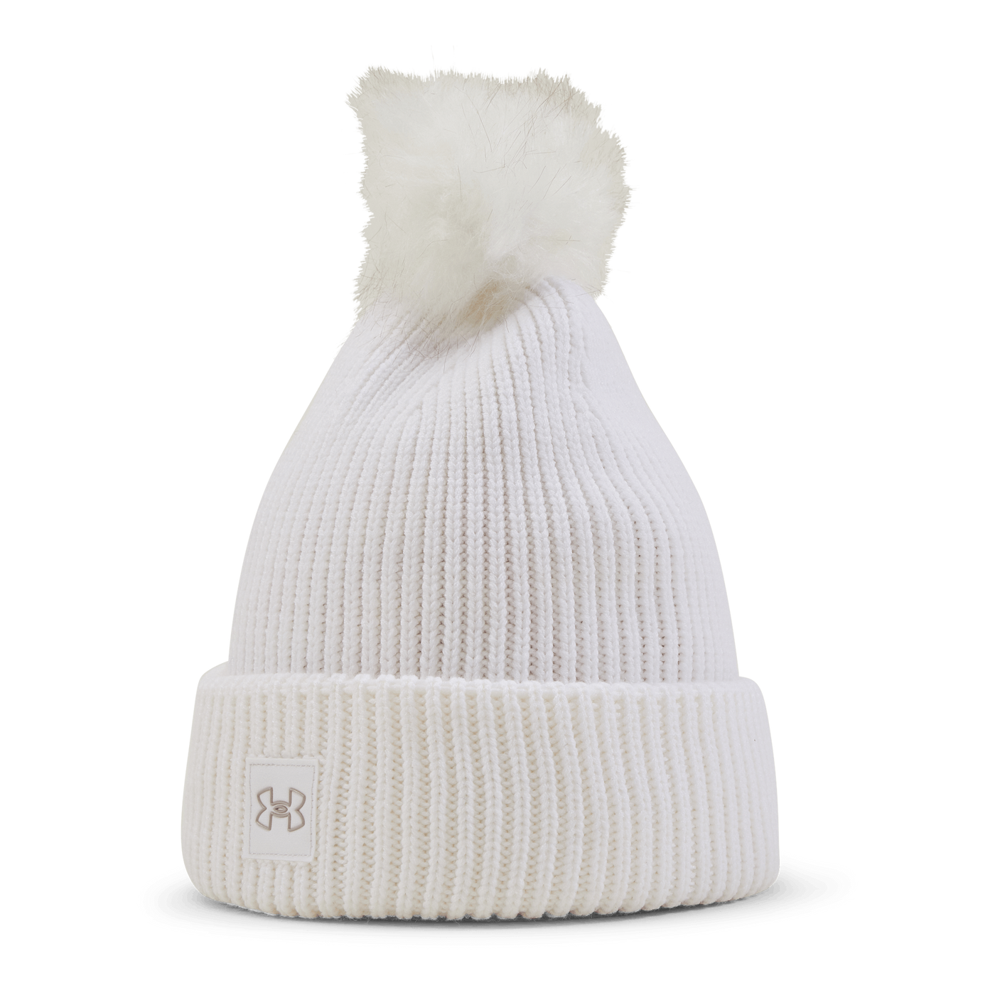 Ua Halftime Ribbed Pom White