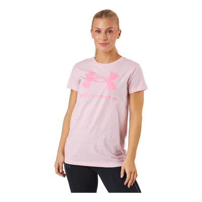 Ua Sportstyle Logo Ss Prime Pink