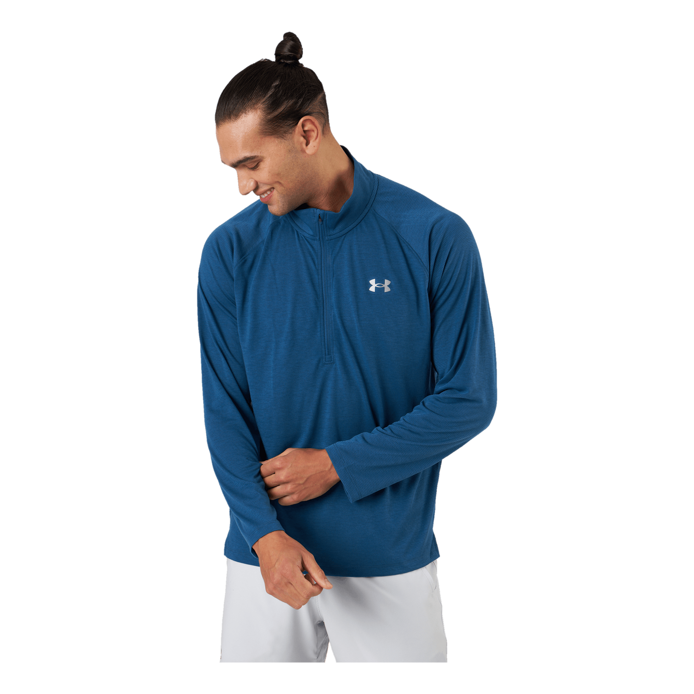 Ua Streaker Half Zip Petrol Blue