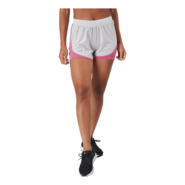 Ua Fly By Elite 2-in-1 Short Ghost Gray
