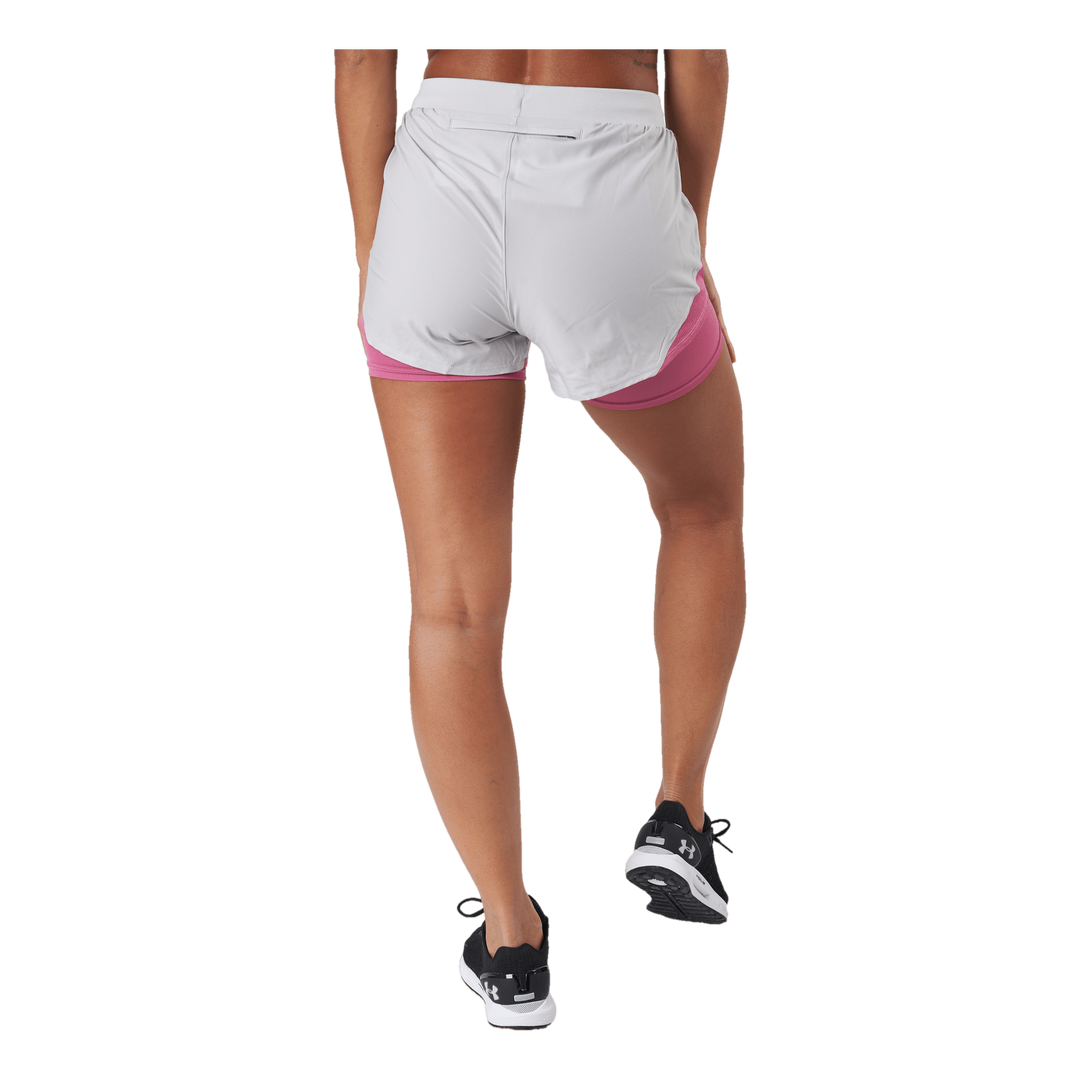 Ua Fly By Elite 2-in-1 Short Ghost Gray