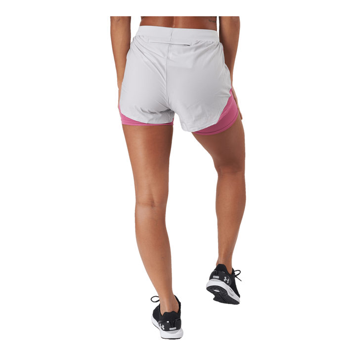 Ua Fly By Elite 2-in-1 Short Ghost Gray