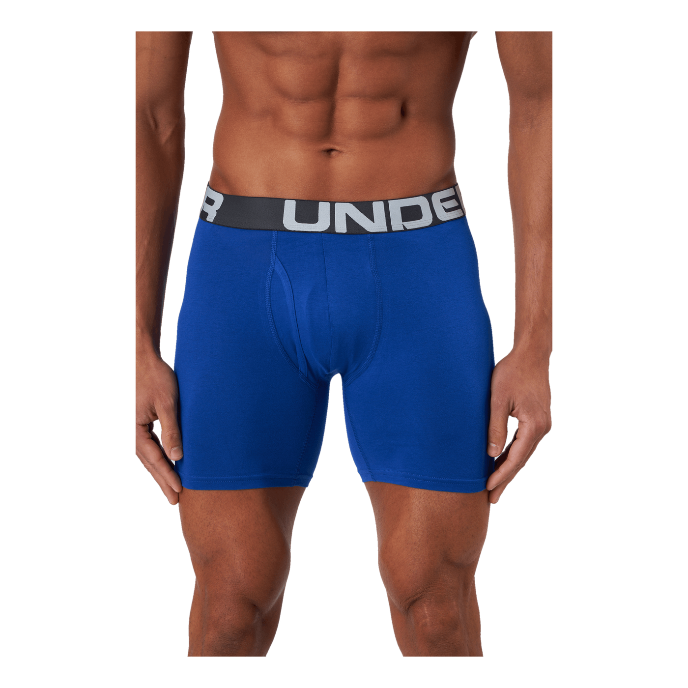 Ua Charged Cotton 6in 3 Pack Royal
