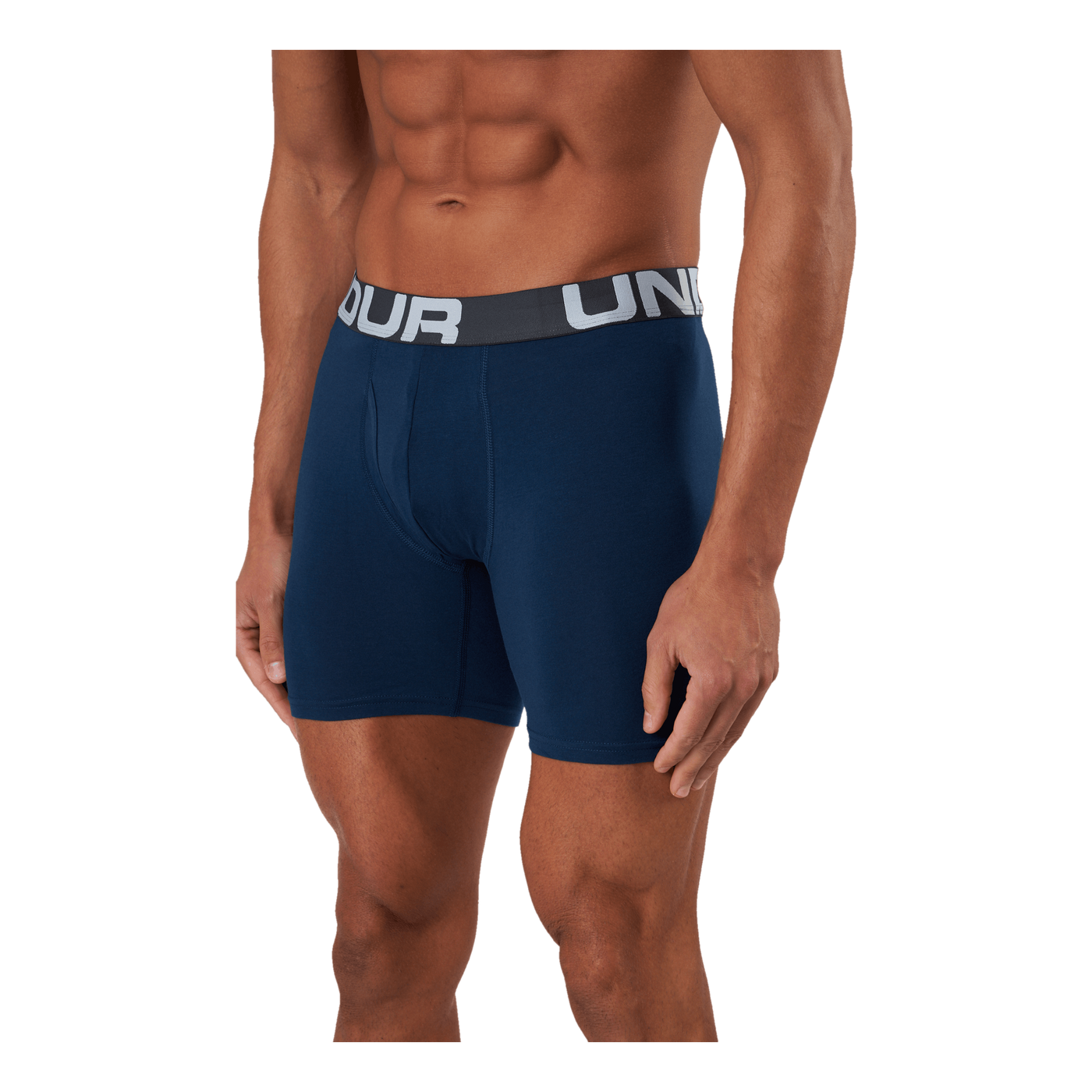 Ua Charged Cotton 6in 3 Pack Royal