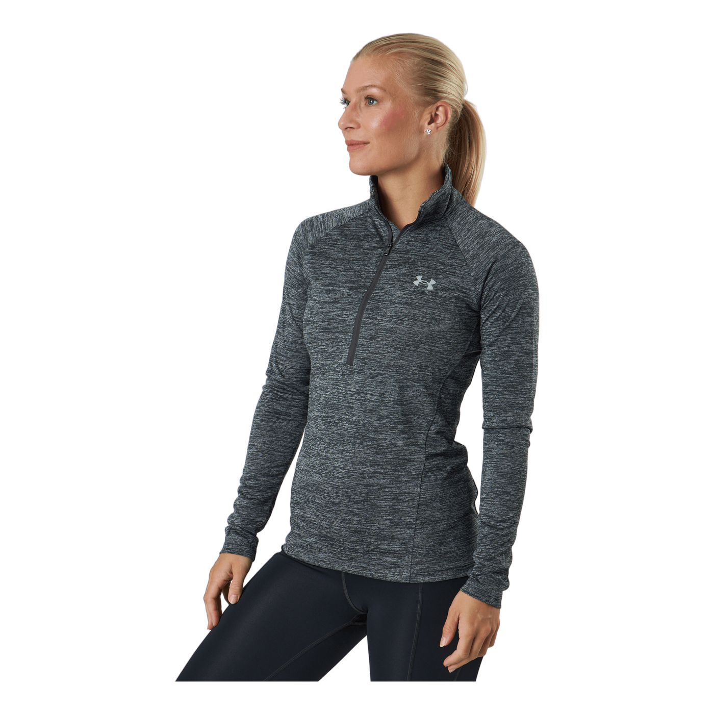 Tech 1/2 Zip Twist Jet Gray Under Armour –