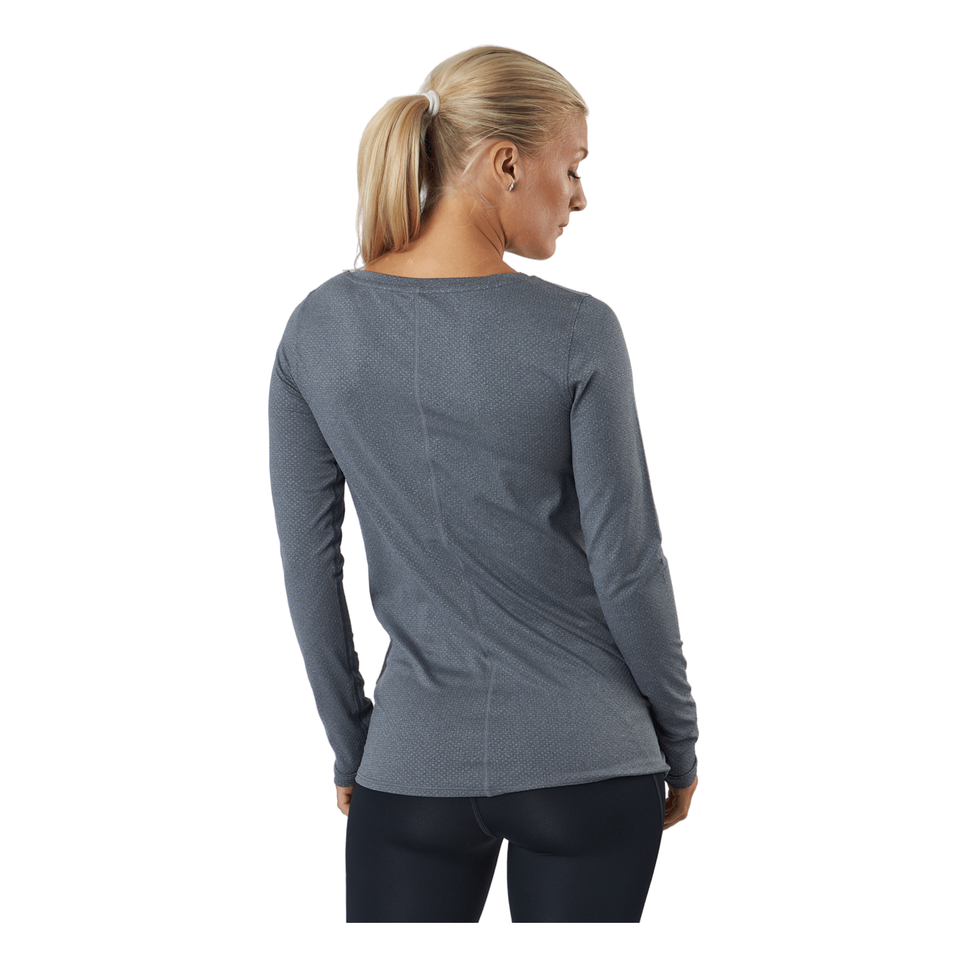 Ua Hg Armour Long Sleeve Pitch Gray Light Heather