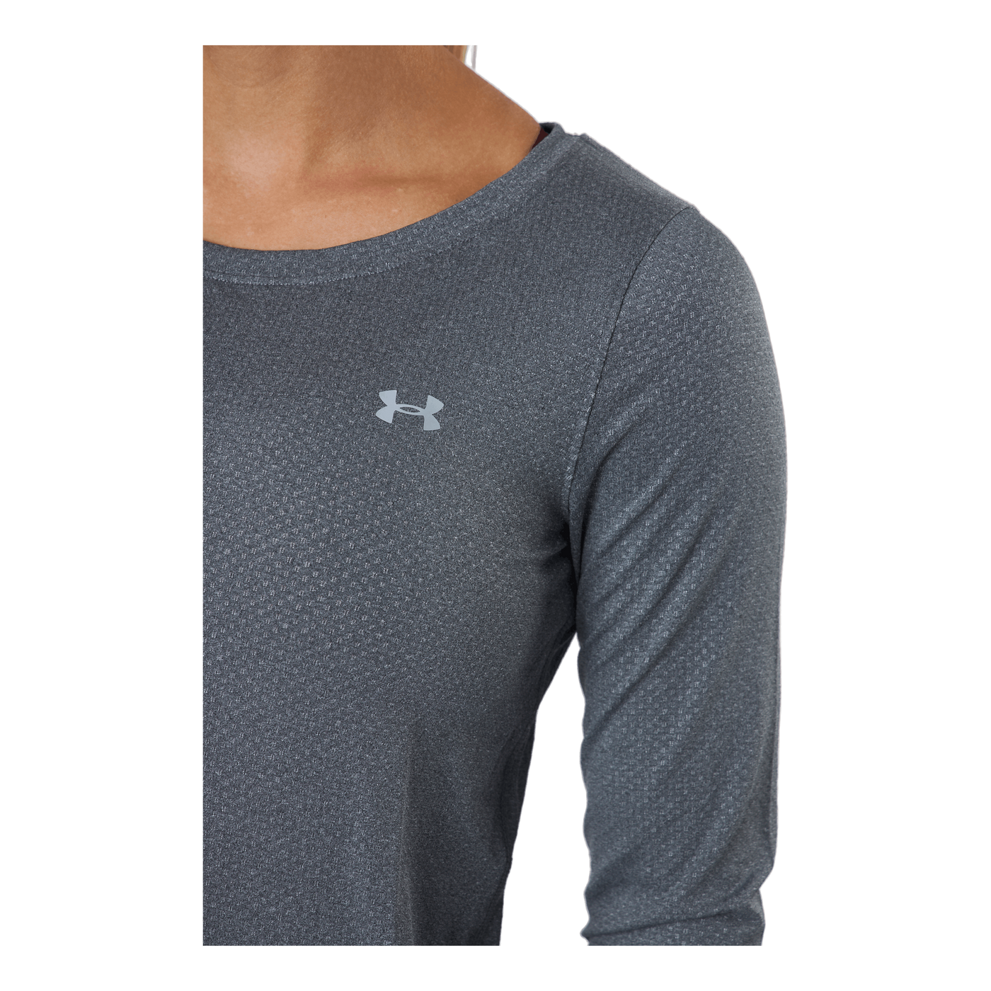 Ua Hg Armour Long Sleeve Pitch Gray Light Heather