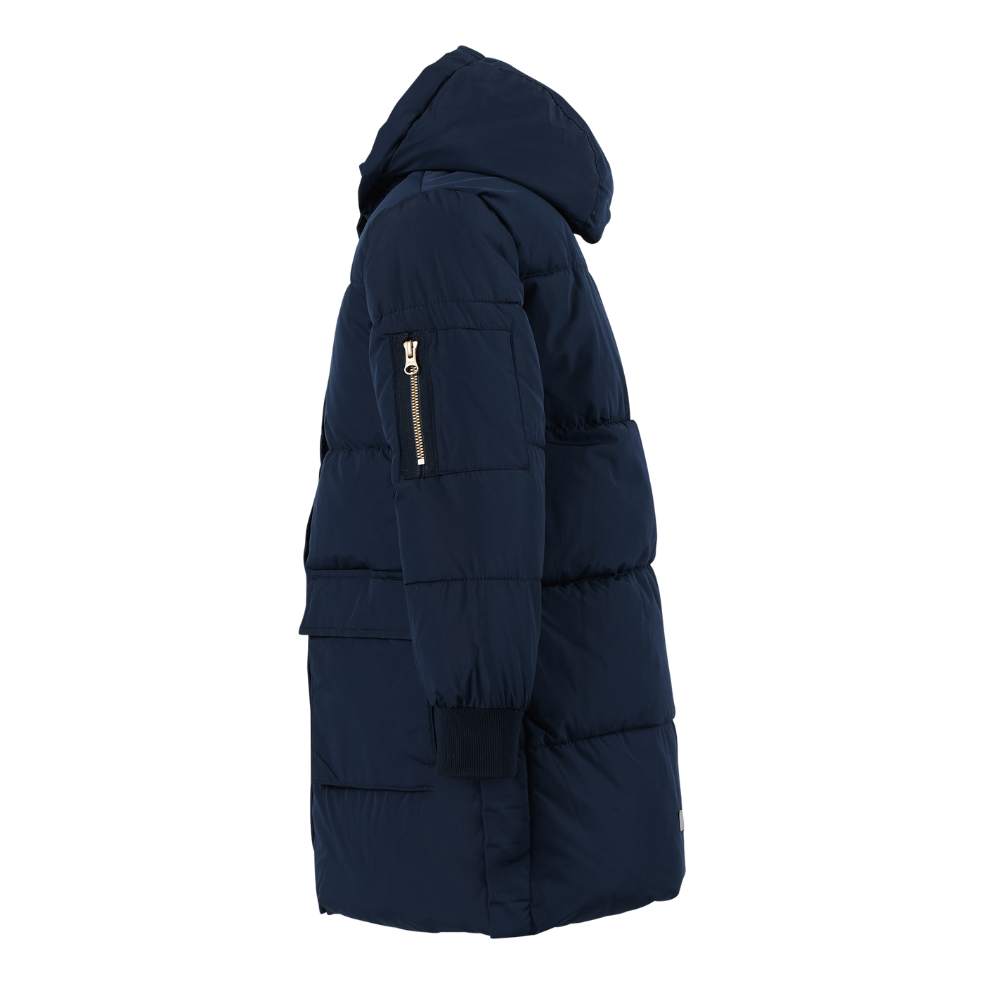 Nkfmuso Long Puffer Jacket Cam Dark Sapphire