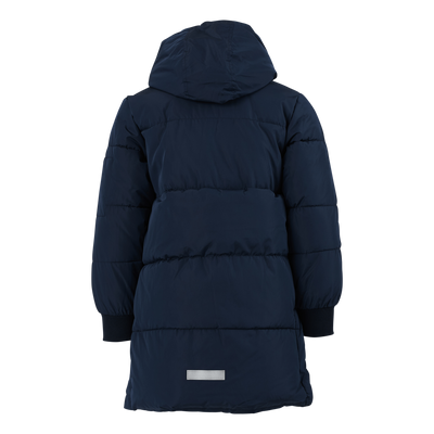 Nkfmuso Long Puffer Jacket Cam Dark Sapphire