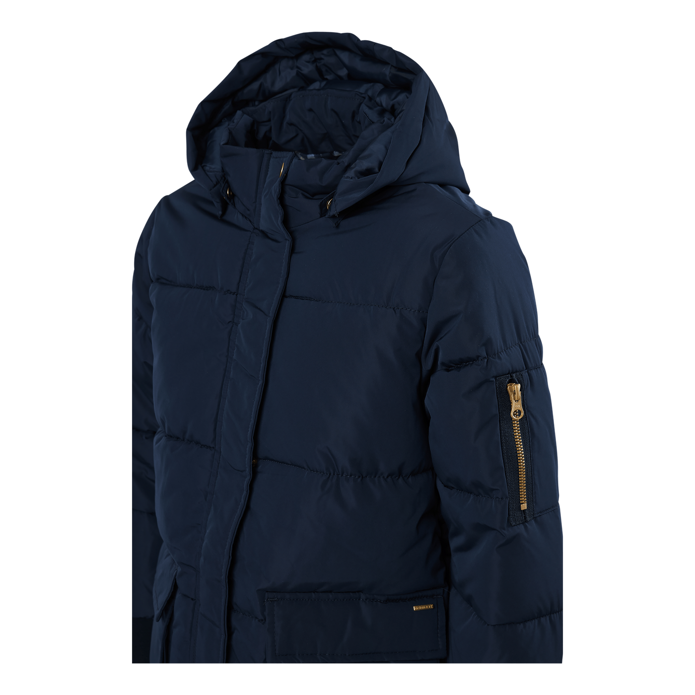 Nkfmuso Long Puffer Jacket Cam Dark Sapphire