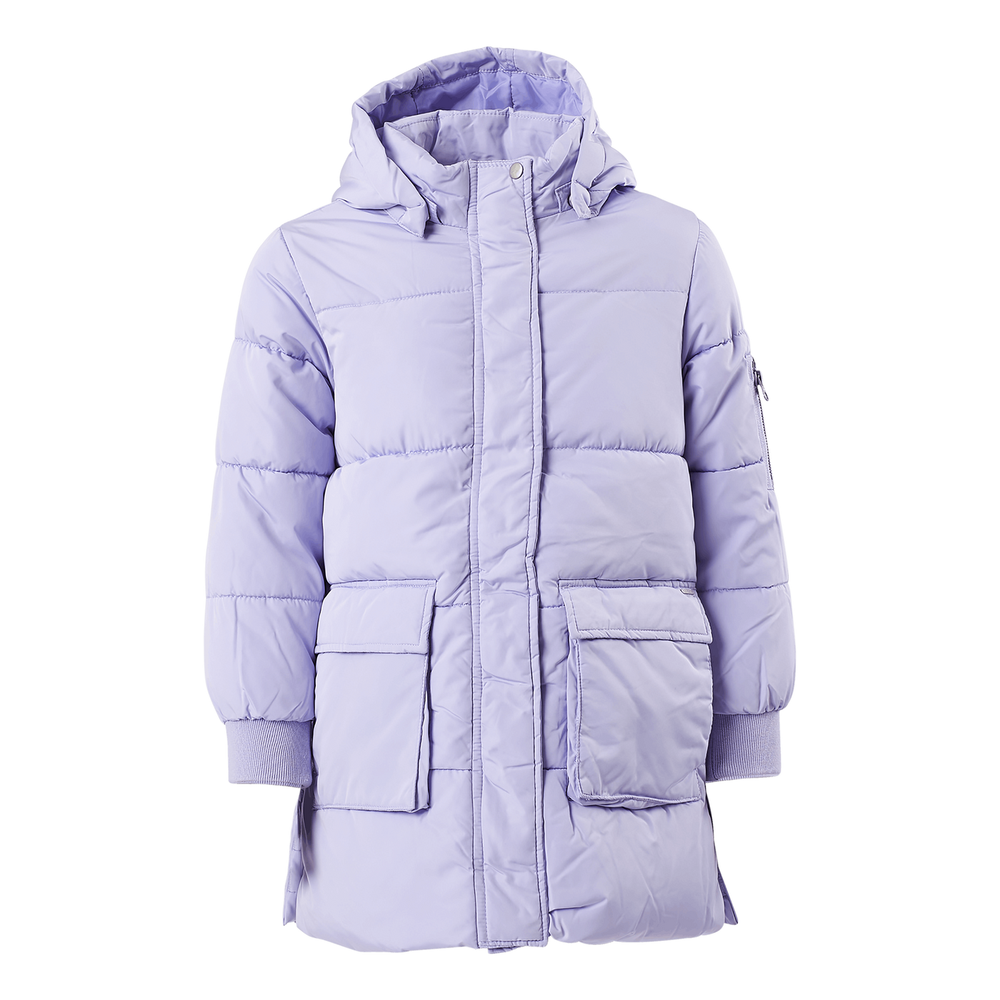 Nkfmuso Long Puffer Jacket Cam Lavender