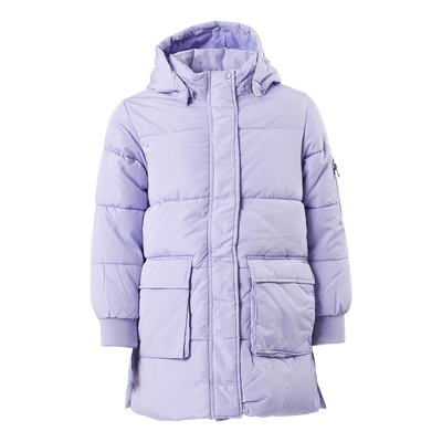 Nkfmuso Long Puffer Jacket Cam Lavender