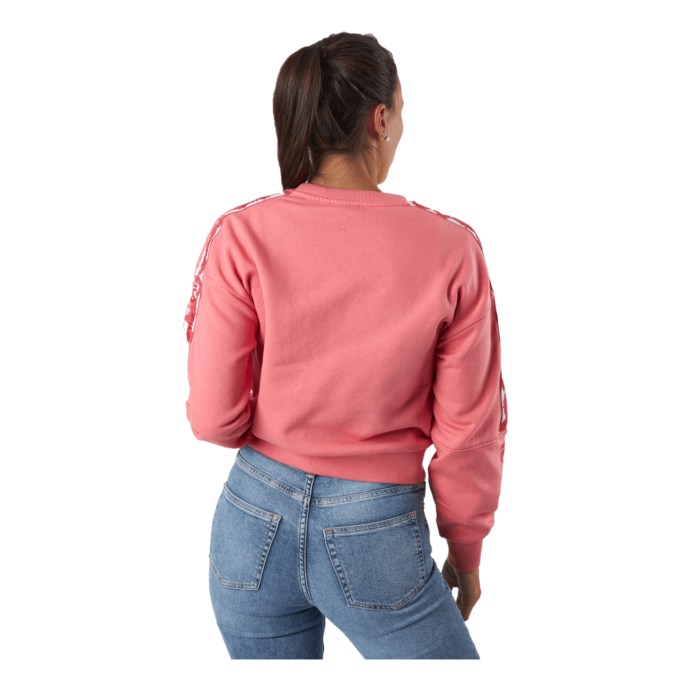 Bettens Cropped Crew Sweat 40021 - Tea Rose