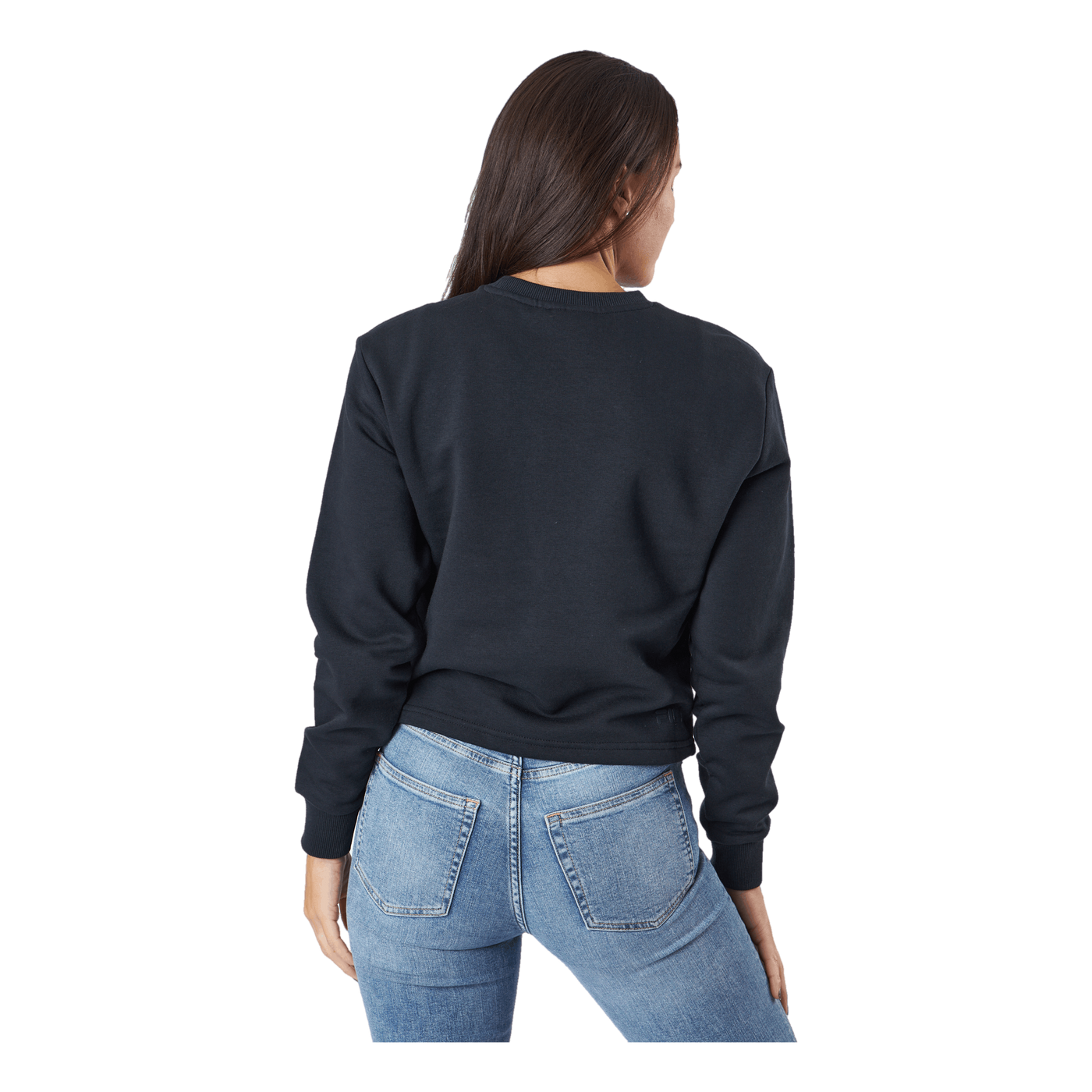 Bevaix Cropped Crew Sweat 80001 - Moonless Night