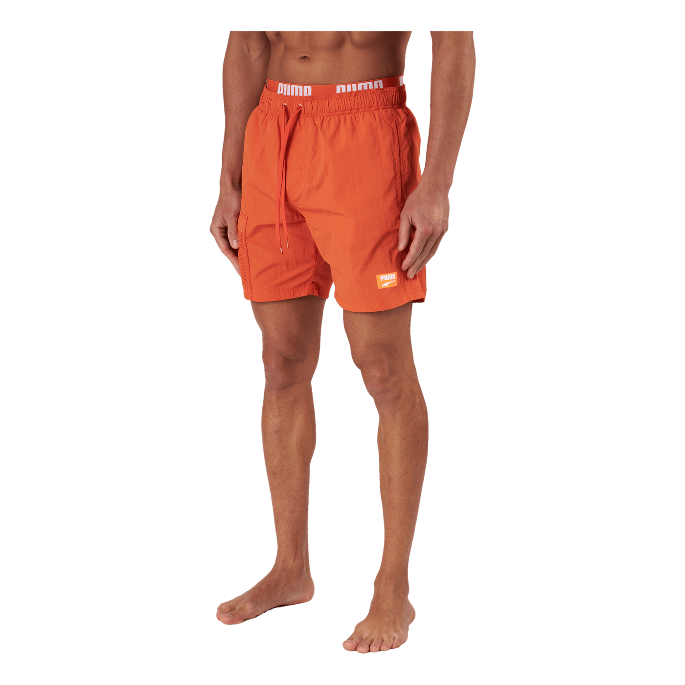 Swim Men Utility Mid Shorts 1p Chili Powder