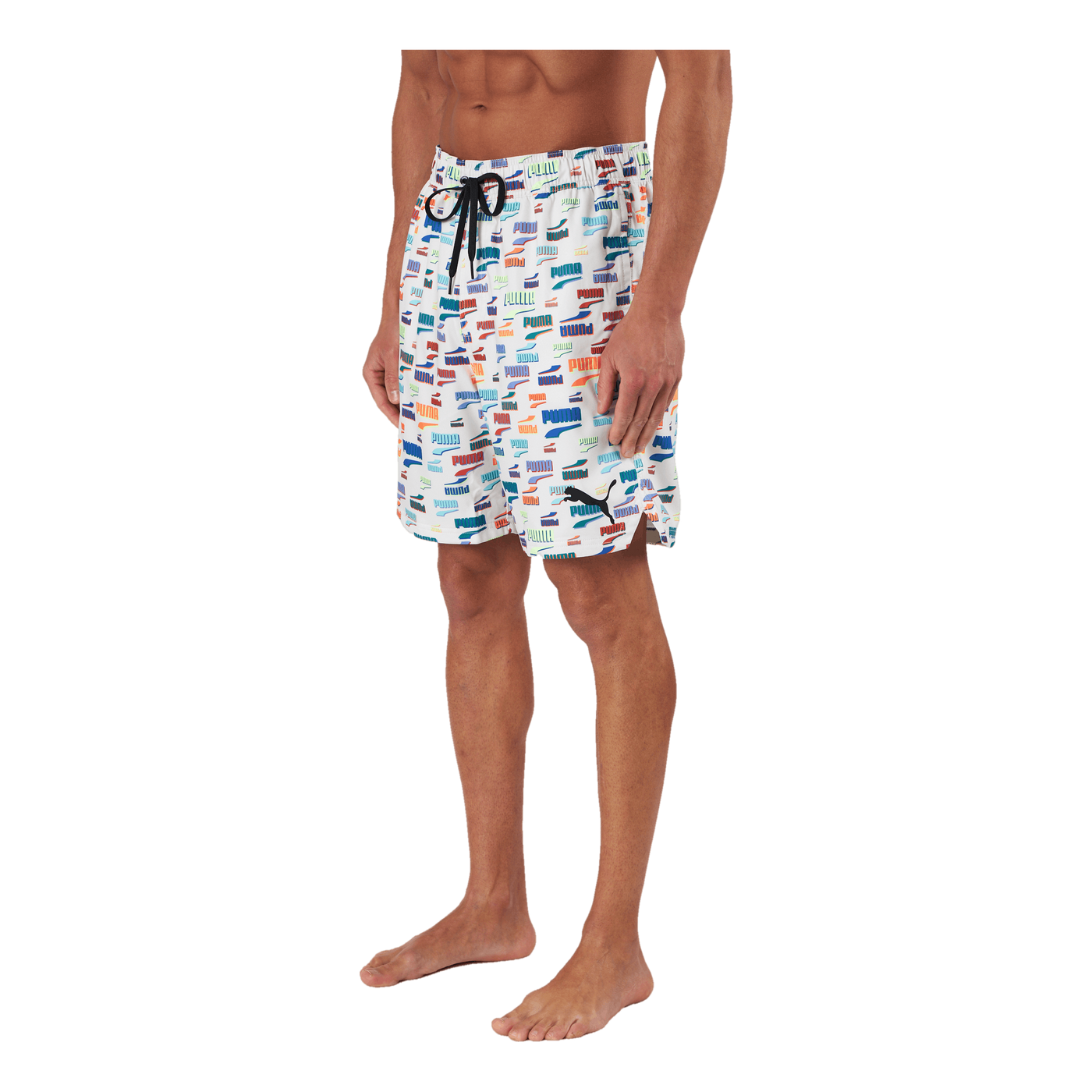 Swim Unisex Loose Fit Shorts 1 White Combo