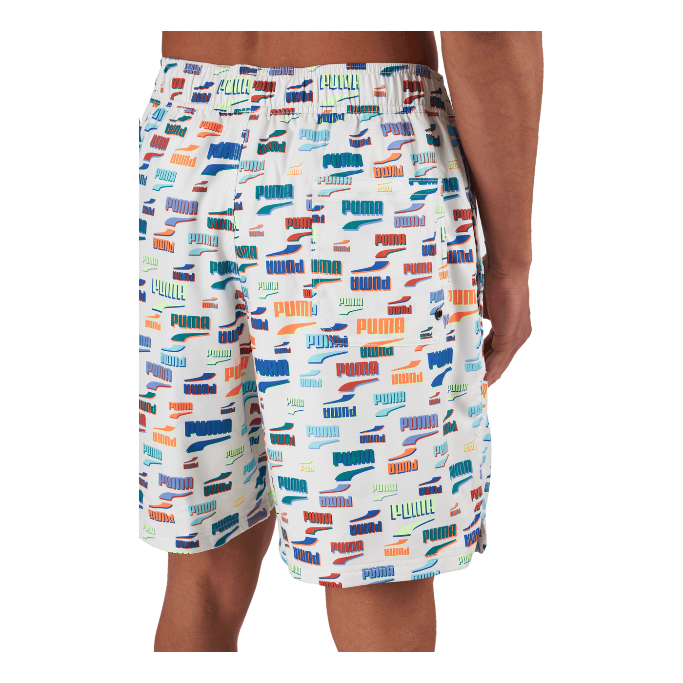 Swim Unisex Loose Fit Shorts 1 White Combo