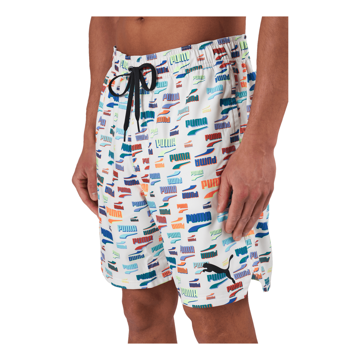 Swim Unisex Loose Fit Shorts 1 White Combo