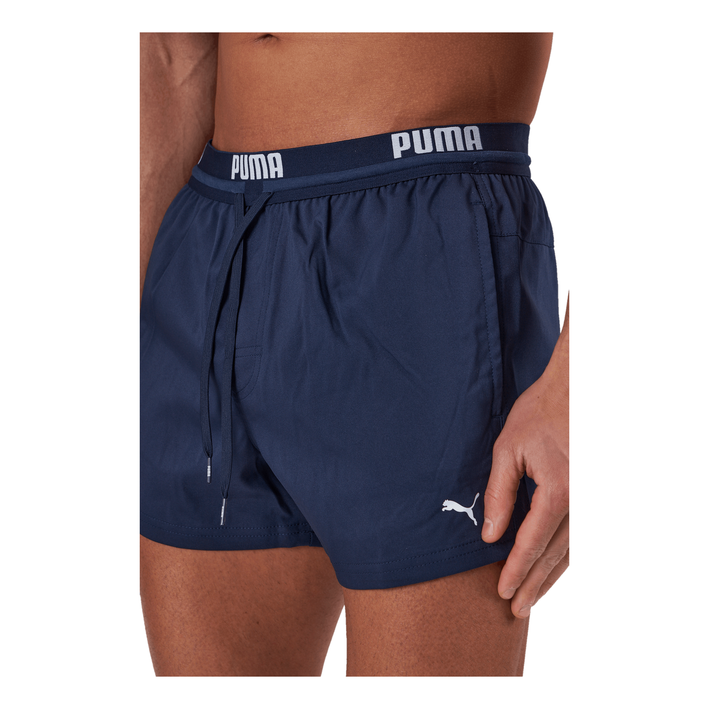 Swim Men Logo Short Length Swi Navy