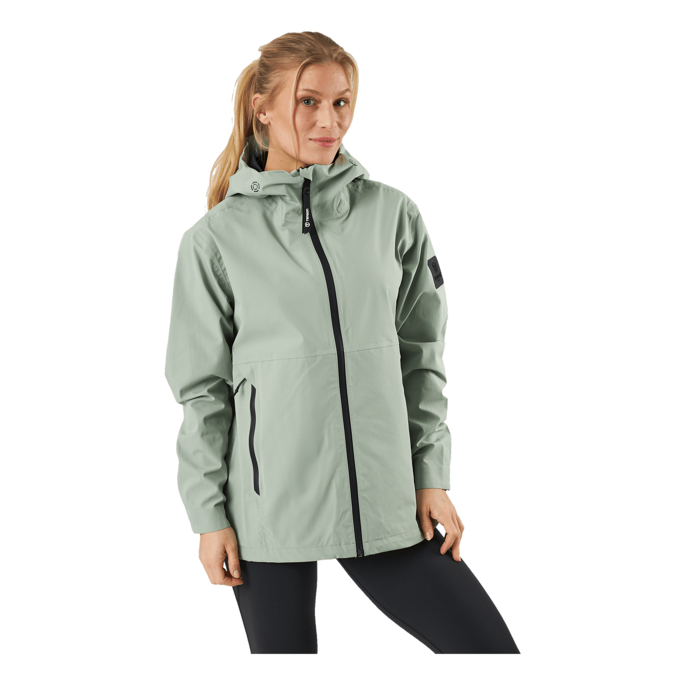 Misty Shell W Jackets Grey Green