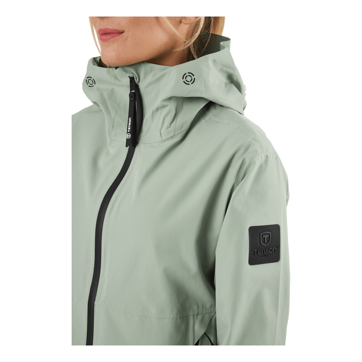 Misty Shell W Jackets Grey Green