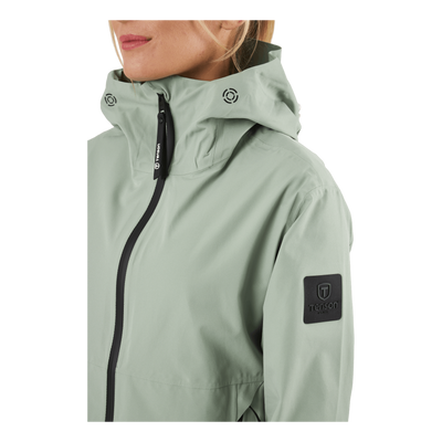 Misty Shell W Jackets Grey Green