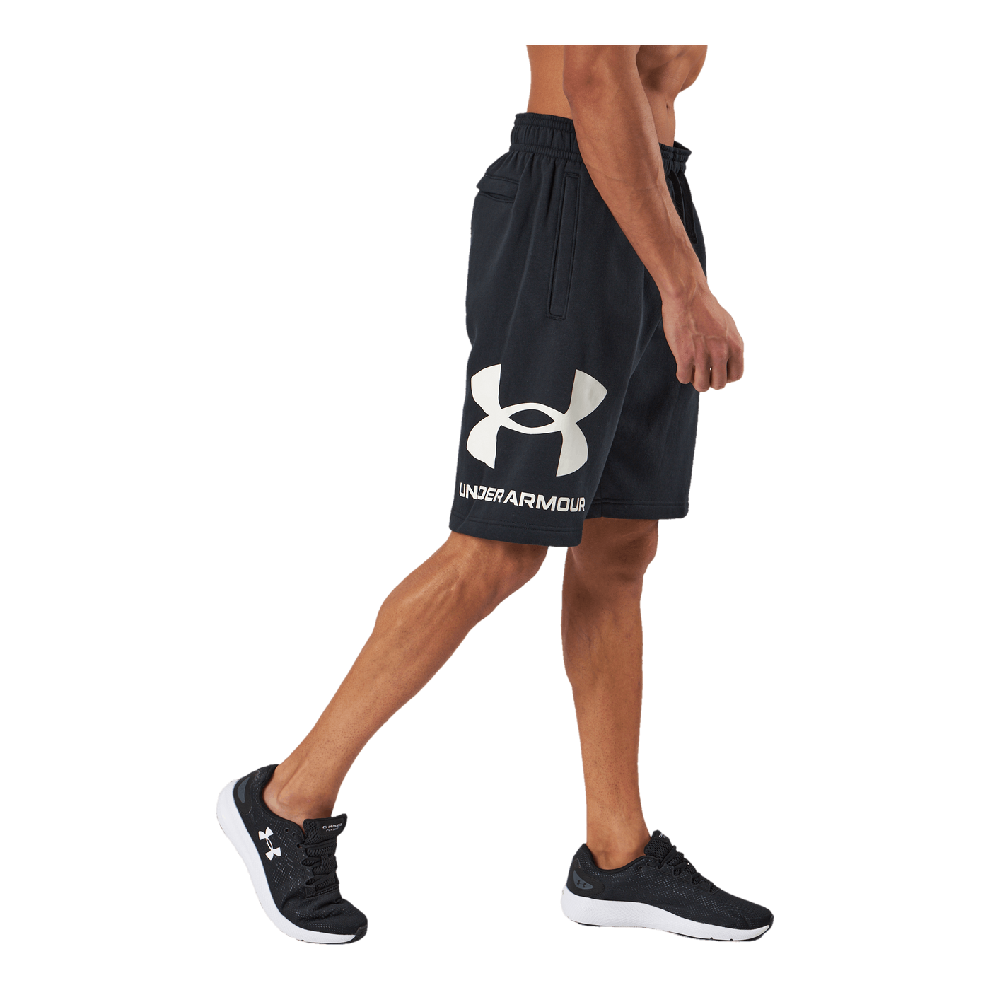 Ua Rival Flc Big Logo Shorts Black