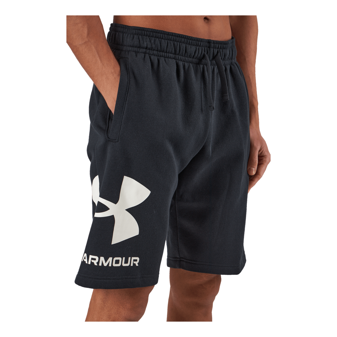 Ua Rival Flc Big Logo Shorts Black