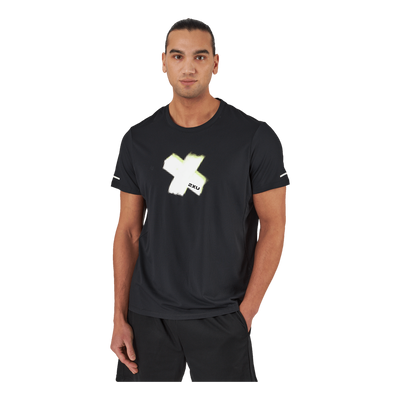 Light Speed Tee Black White X/white Reflective