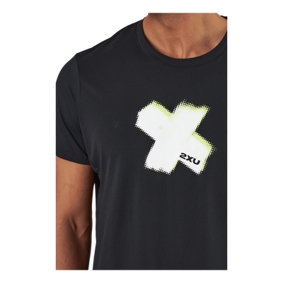 Light Speed Tee Black White X/white Reflective