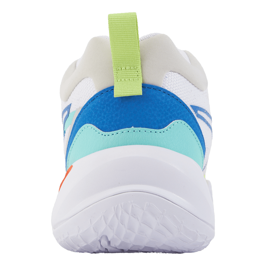 Playmaker Jr Puma White-mint-victoria Blue