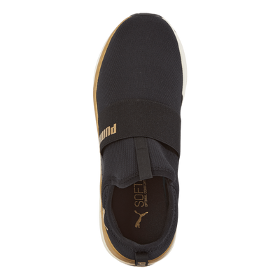 Softride Sophia Slip-on Wn S Puma Black-puma Gold-warm Whit