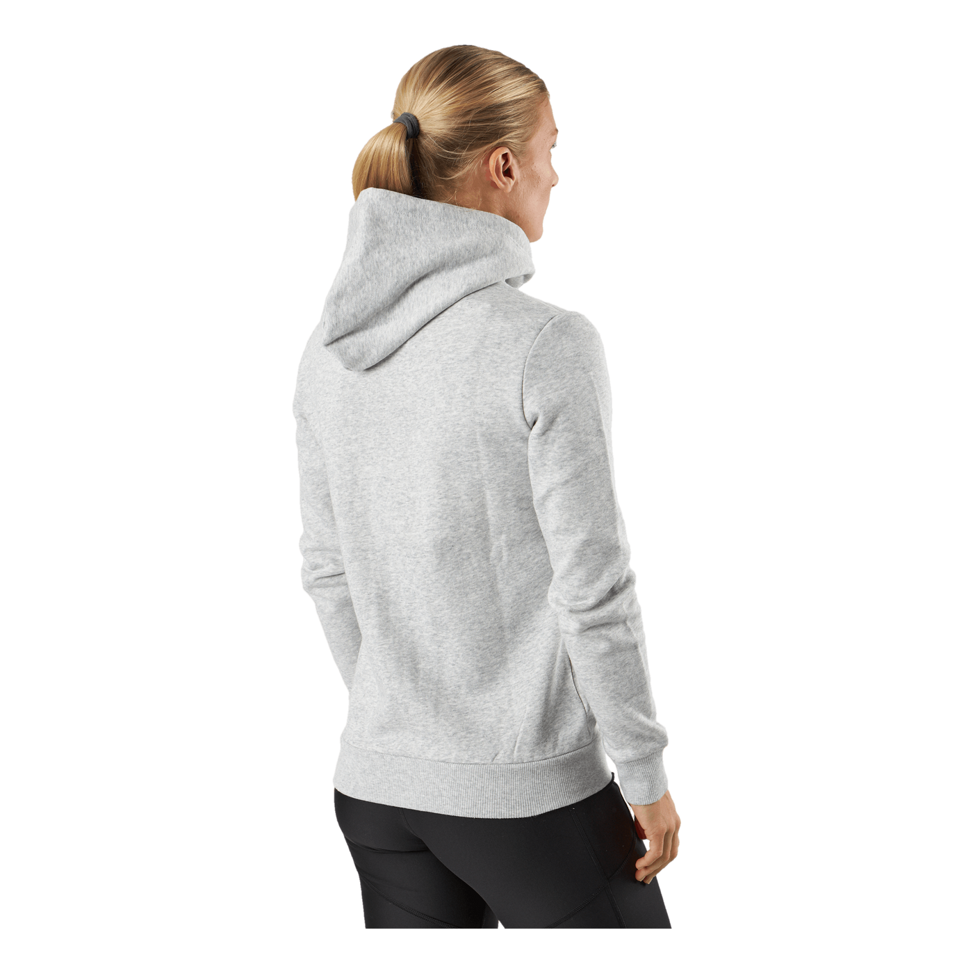 Ess Small Logo Full-zip Hoodie Light Gray Heather