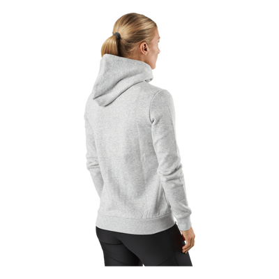 Ess Small Logo Full-zip Hoodie Light Gray Heather