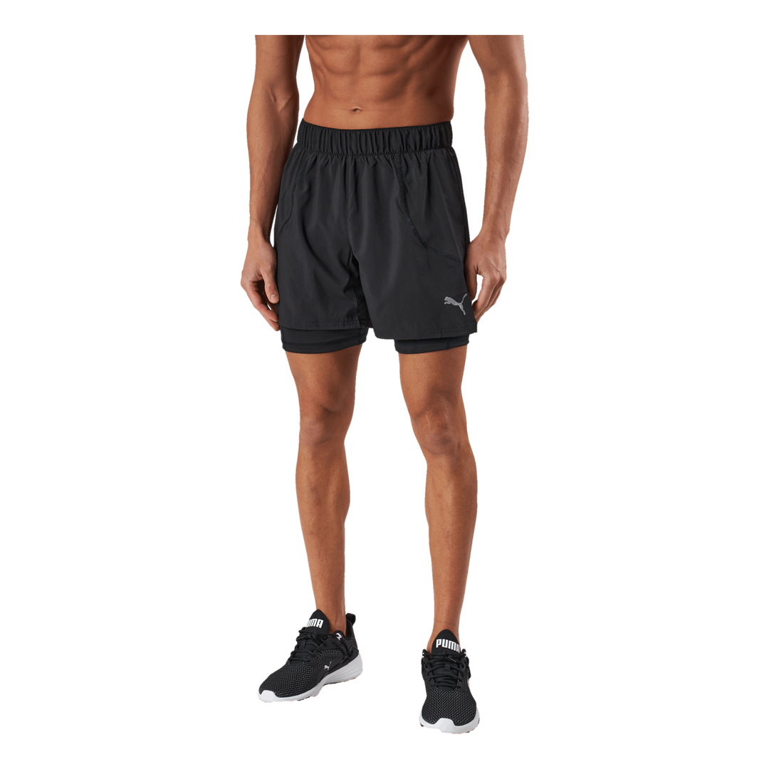 Run 2in1 5" Short Puma Black