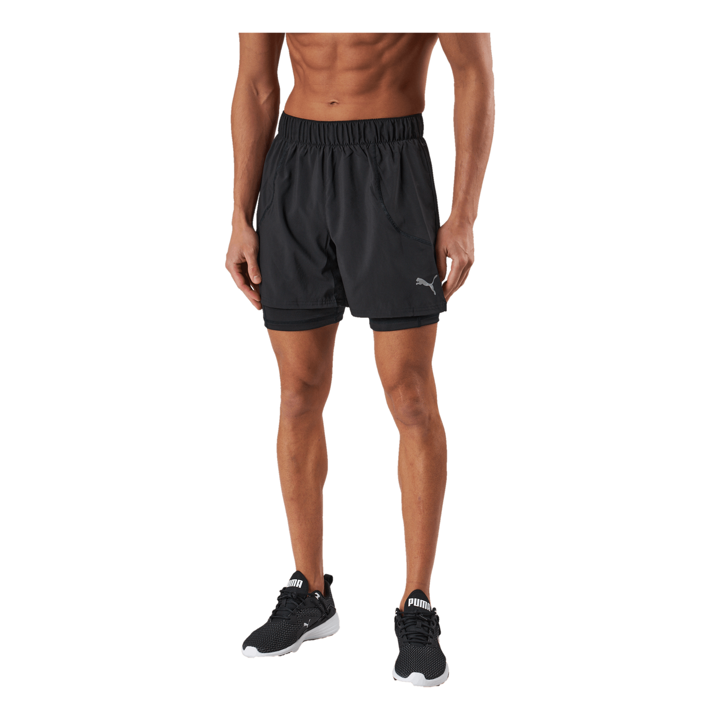 Run 2in1 5" Short Puma Black