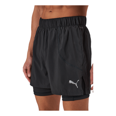 Run 2in1 5" Short Puma Black