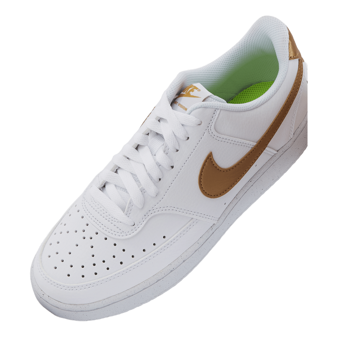 nike court vision low metallic