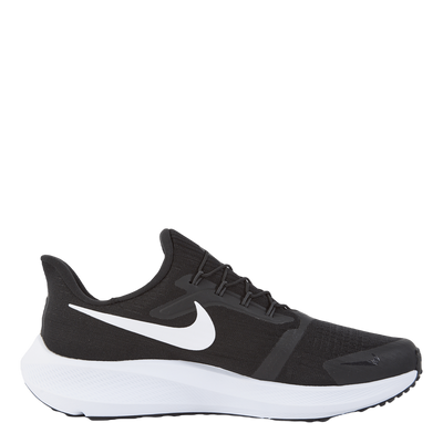 Air Zoom Pegasus 39 FlyEase Men's Easy On/Off Road Running Shoes BLACK/WHITE-DK SMOKE GREY