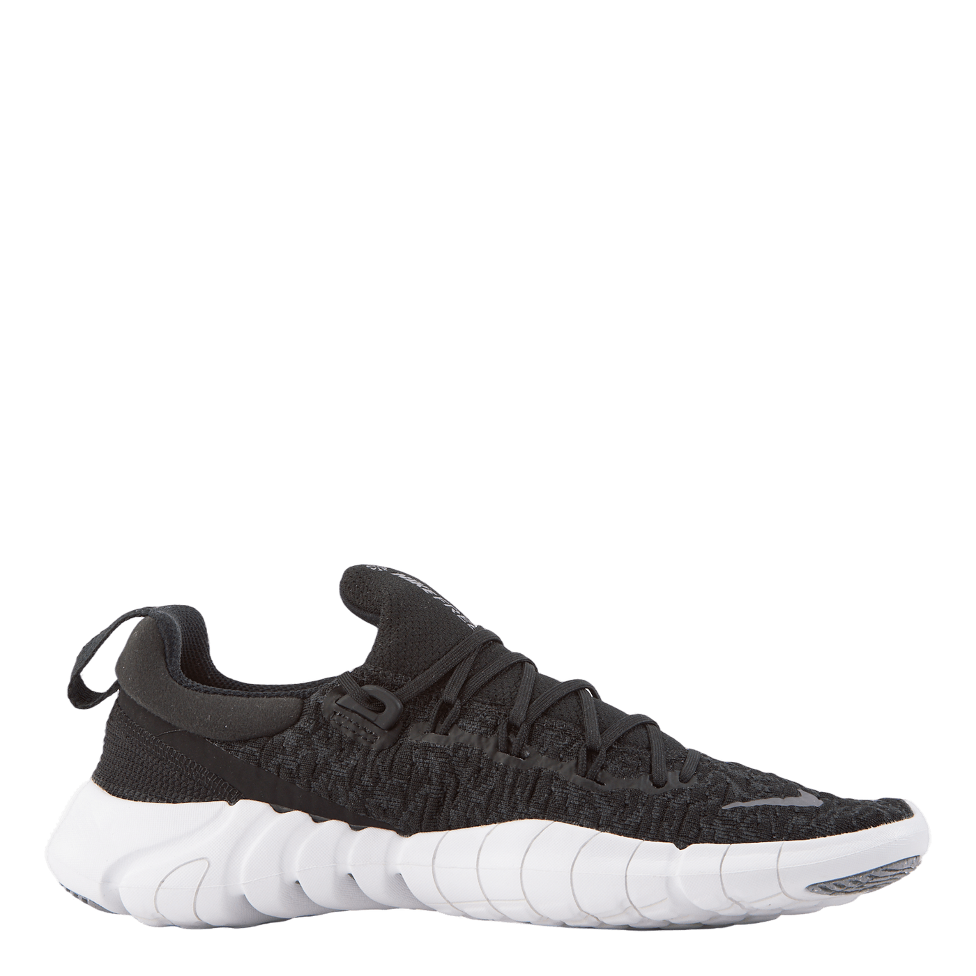 Free Run 5.0 Women's Road Running Shoes BLACK/WHITE-DK SMOKE GREY