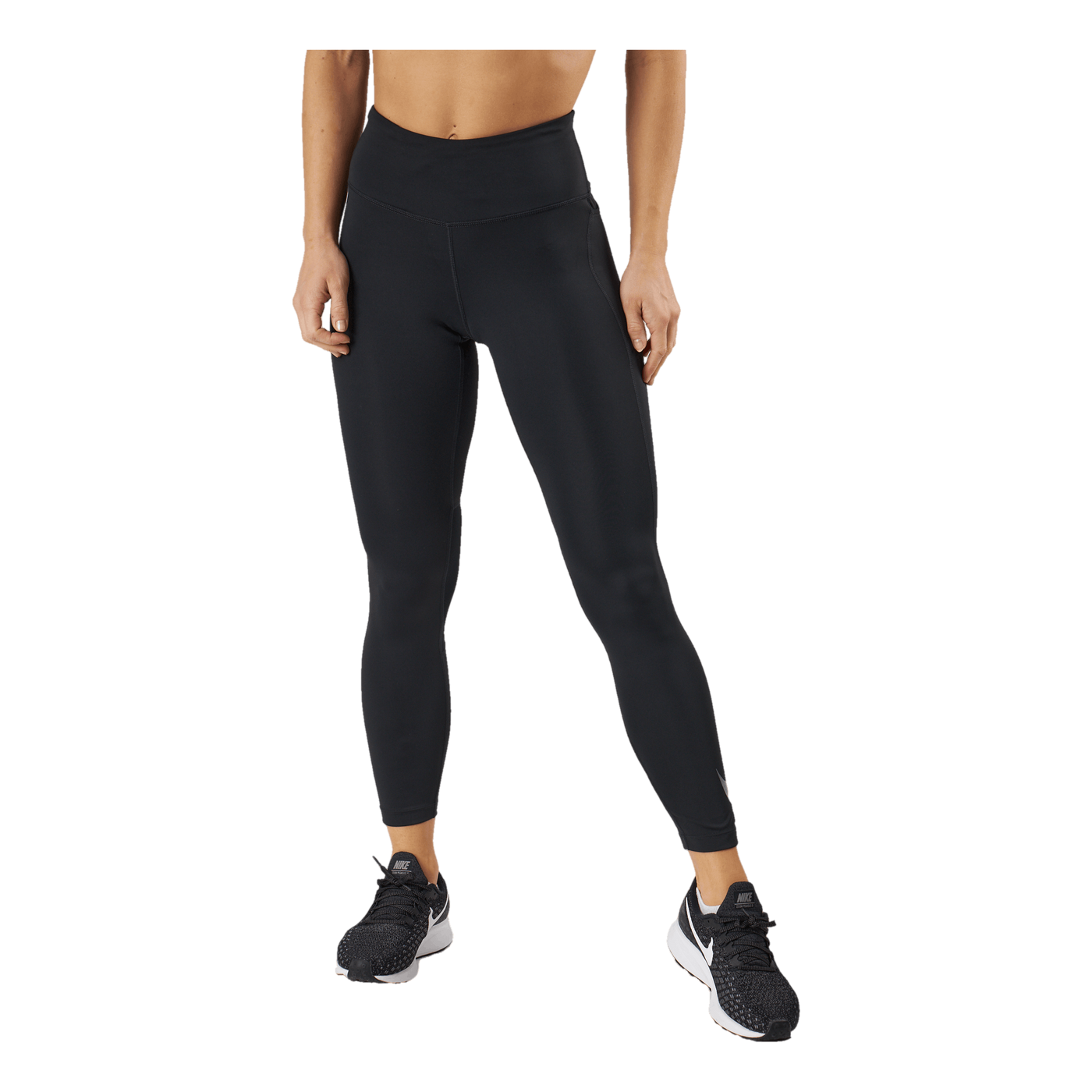 Dri-FIT Fast Women's Mid-Rise 7/8 Leggings BLACK/REFLECTIVE SILV