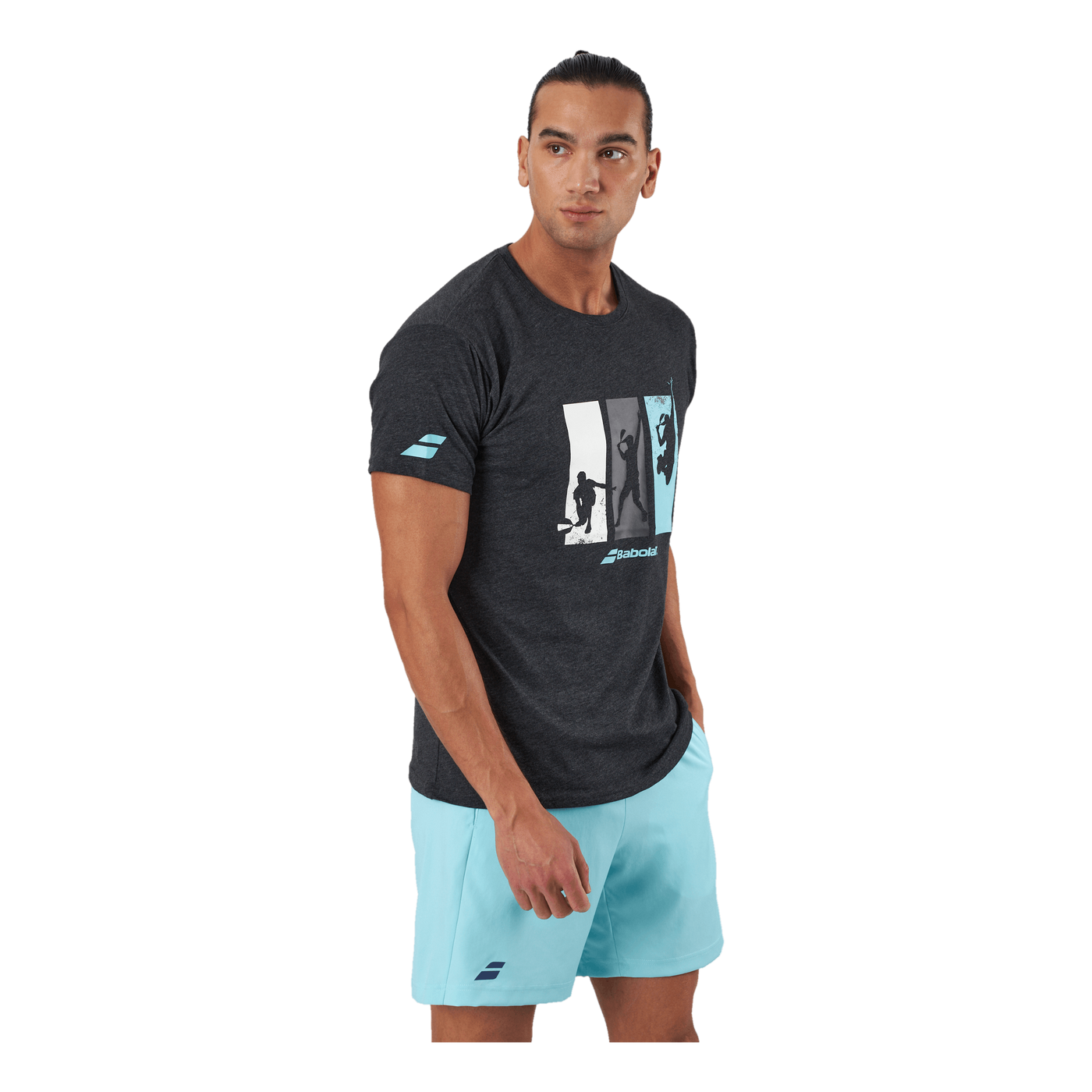 T-shirt Padel Cotton Black