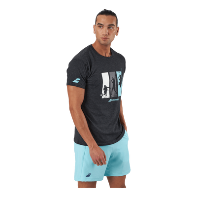 T-shirt Padel Cotton Black