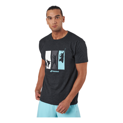 T-shirt Padel Cotton Black