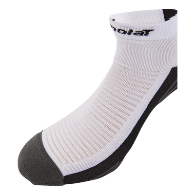 Padel Quarter Socks White Black