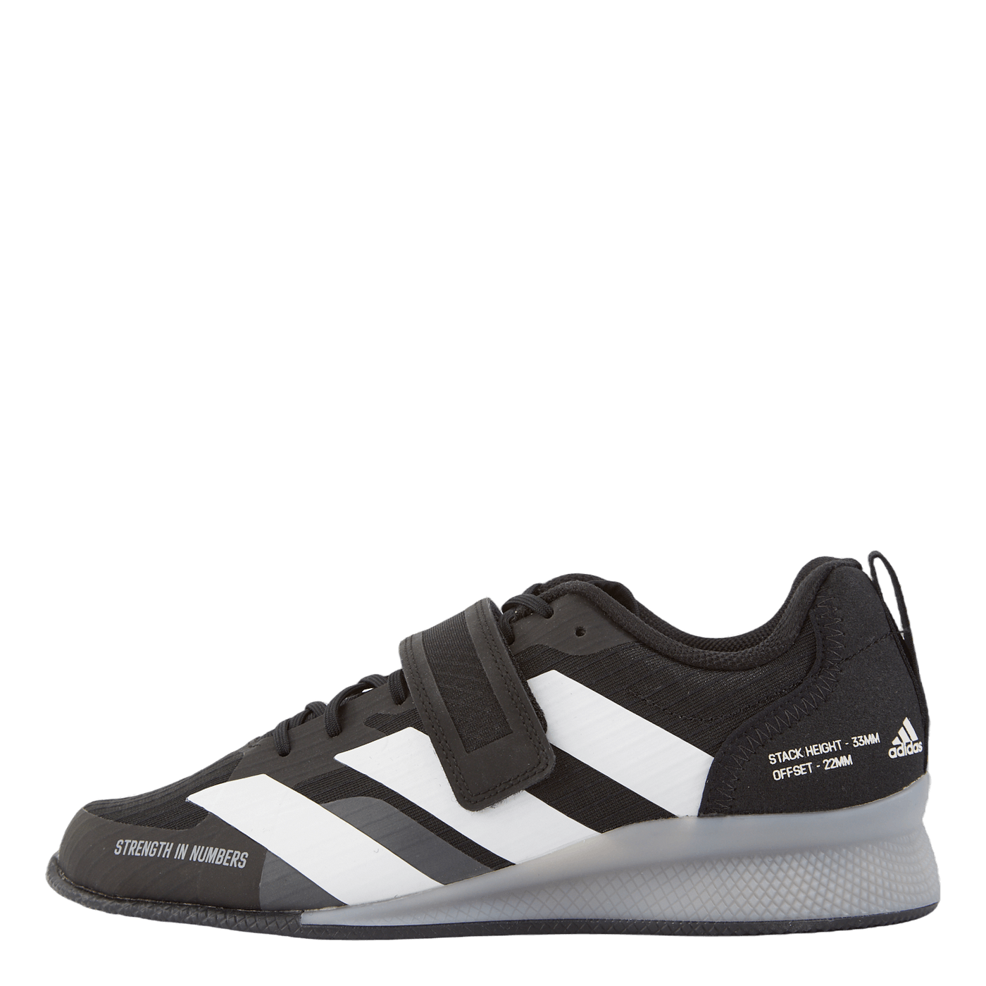 Adipower Weightlifting 3 Shoes Core Black / Cloud White / Grey Three